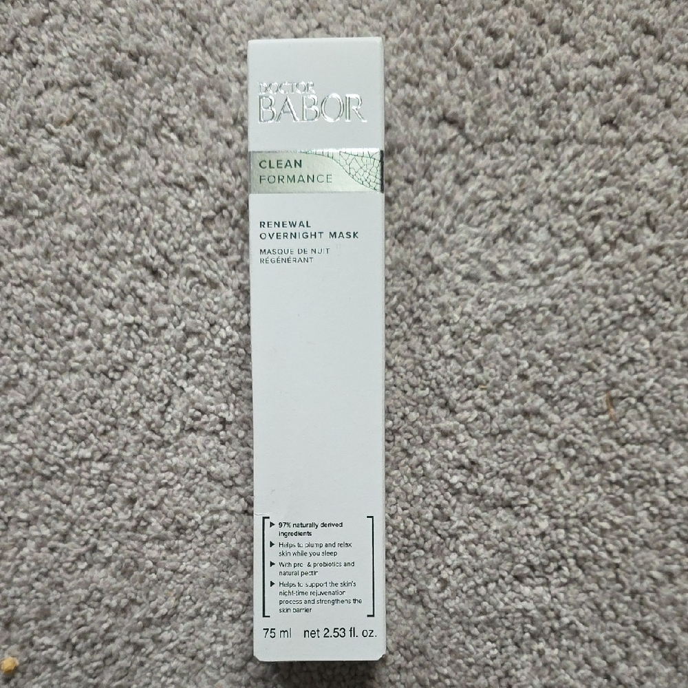Doctor Babor Cleanformance Renewal Overnight Mask - White